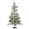 Vickerman 7 Bed Rock Pine Artificial Christmas Tree Unlit Faux Christmas Tree Seasonal Indoor Home Decor Easy to Care for No Maintenace Required