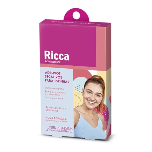 Ricca Adesivo Secativo para Acne - Transparente