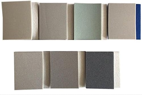 Single Grit Set for Choose 75x100mm Grit 1500 Back Velvet Sanding Sponge Disc Sandpaper Brushed Dry/Water Sanding Paper Sponge Polishing Grinding Tool 10pcs/Lot