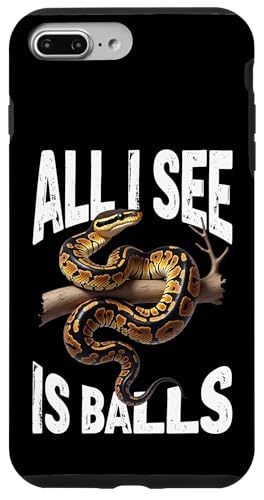�{�[���p�C�\�� �T���O���X���D�� ঒��� �w�r Ball Python Snake Owner �X�}�z�P�[�X iPhone 7 Plus/8 Plus �p