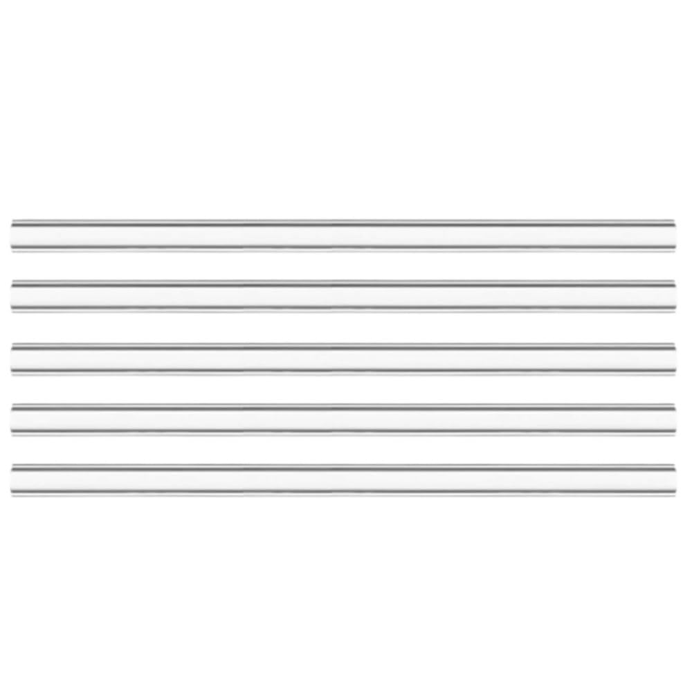 5Piezas Tubo Vidrio Cuarzo 30Cm Transparente 1Mm, Tubo Redondo Para Escuela | Tubo de vidrio de cuarzo redondo transparente(17mm)
