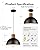 ELYONA 2 Pack Hammered Pendant Lights, 12" Industrial Metal Dome Hanging Lamp, Solid Wood Pendant Light Fixtures for Kitchen Island, Bar, Farmhouse, Dining Room, Bedroom, Hallway, Black