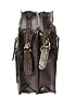 Mens Wrist Leather Bag Double Zip Top Clutch Mobile Money Cab Travel Organiser Pouch HLG820 Brown #3