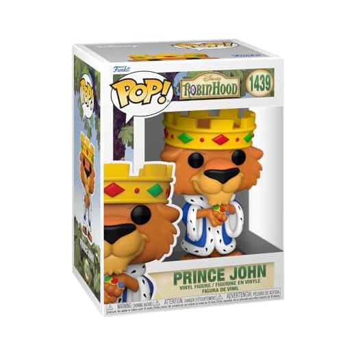 Funko POP! Disney: Robin Hood - Prince John - Figura de Vinilo Coleccionable - Idea de Regalo- Mercancia Oficial - Juguetes para Niños y Adultos - Movies Fans - Muñeco para Coleccionistas