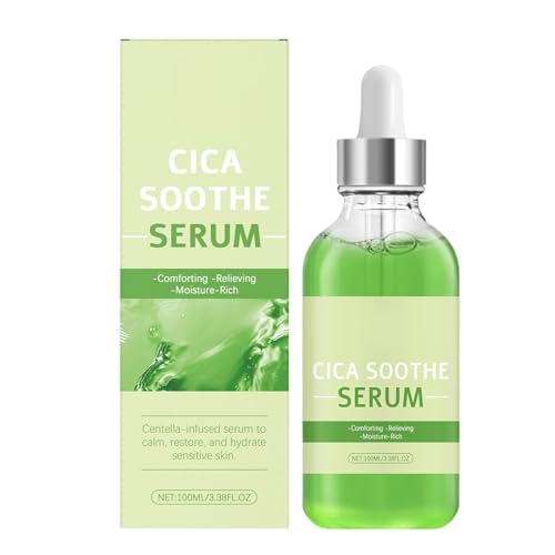 Centella Asiatica Sérum de Árbol de Té Ampolla Sérum Facial Sérum Coreano para Acné Aceite Calmante Piel y Reduce el Enrojecimiento (100 ml)