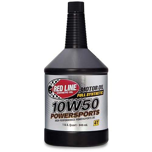 Aceite de motor sintético Red Line 10W50 1 cuarto miniatura 1