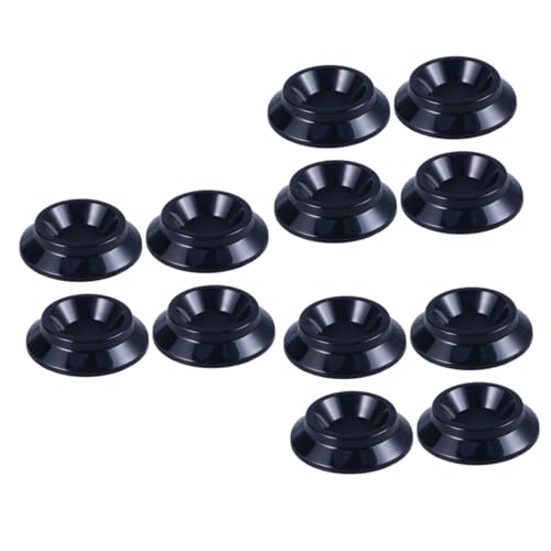 ifundom 3sets Upright Piano Floor Caster Cups Piano Mats Non-slip Pad for Hardwood Floors Caster Cups 4pc*3