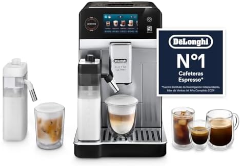 De’Longhi Eletta Ultra – Cafetera Superautomática con Jarra de le...