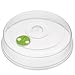 Set of 5 Microwave Plate Covers with Adjustable Steam Vents; Microwave Splatter Covers