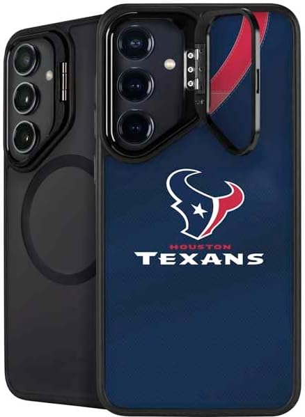 Skinit Kickstand Phone Case Compatible with Galaxy S25 - Officially Licensed NFL Houston Texans Design