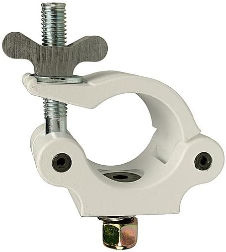 The Light Source Mega-Coupler with 1/2" Flat Head Bolt, White Powder Coat