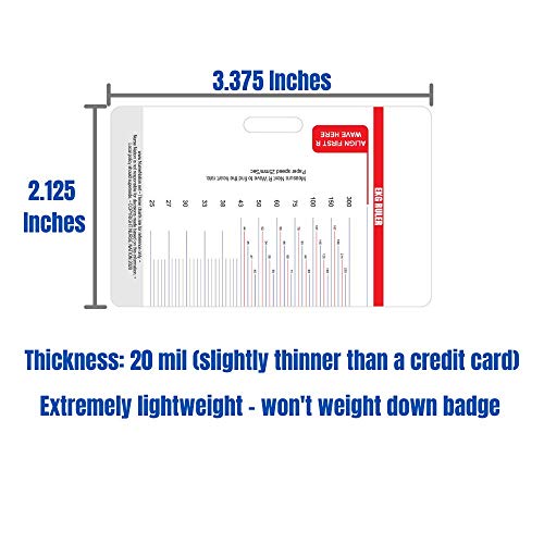 Ekg Ruler Horizontal Badge Card Tool - Ecg And Electrocardiogram Ruler - Excellent Resource For Ekg Techs, Emt, Cardiology Tech, Nurses, Or Other Healthcare Professionals #TOP3