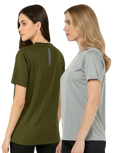 Image of SHAUN Women Loose Fit Tshirt Dryfit(904W02 $P Pack of 2)
