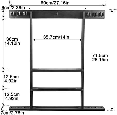Support pour queues de billard en bois évite les chutes - 2