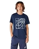 [アシックス] トレーニングウェア クールハイブリッド半袖シャツ 2031E995 ユニセックス大人 400(ミッドナイト) XL