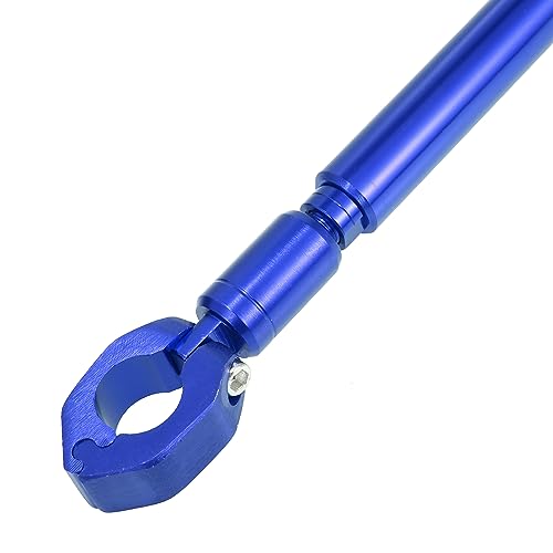 Barra de equilibrio azul de aluminio para manillar de moto 22mm 7