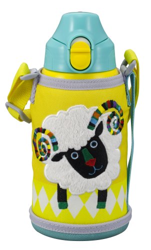 タイガー 水筒 600ml 直飲み コップ 付 2WAY ステンレス ボトル ポーチ付き サハラ コロボックル ヒツジ MBRA06GY Tiger