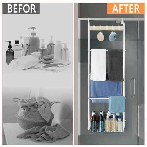 Shinoske Over The Door Towel Rack thumb #3