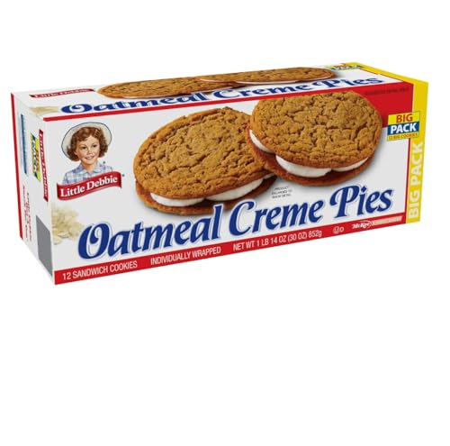 Image of Little Debbie Oatmeal Creme Pie Big Pack 31. 78 oz, 12 Ct