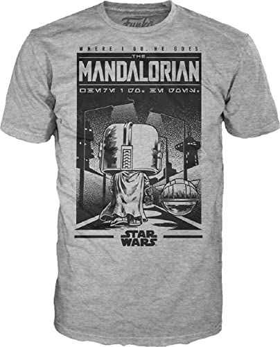 Funko Loose tee: Star Wars: The Mandalorian: Mando Dark Alley, Multicolor, Talla única, 66132