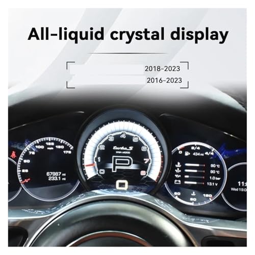 Cabina velocímetro multifuncional para Porsche Panamera y Cayenne tablero LCD digital 2