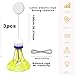 BEAHING Badminton Trainer, Badminton Training Kit Self Exercise Glowing Badminton Rebound Trainer with Highly Elastic Ropes Single Player Badminton Training Equipment for Indoor Outdoor, standard