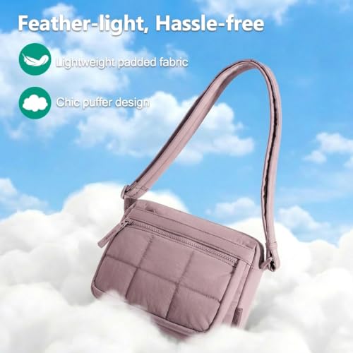 Image of Nylon Crossbody Bag for Women, Lightweight Shoulder Travel Purse