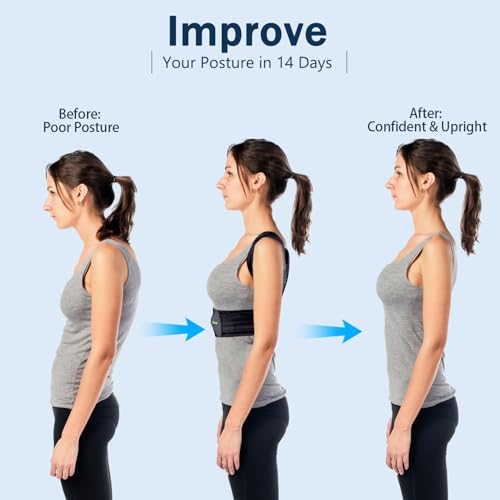 Mercase Adjustable Back Brace for Upper Back & Shoulders