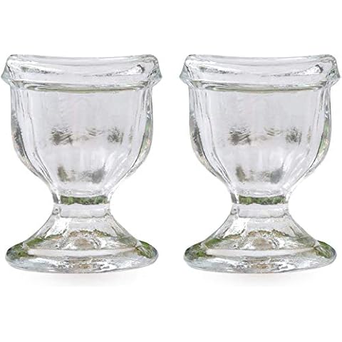 Glass Eye Wash Cup for Keep Your Eyes Clean and Healthy (Set of 2) with Travelling Box Cover