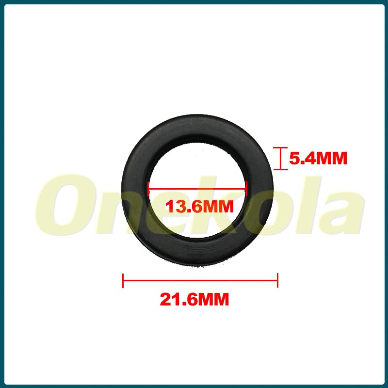500pieces Fuel injector rubber seals repair kit 21.6 * 5.4mm For Honda For Acura CL 06164-P8E-A00 06164-PCA-000 16406-ZW5-000 - (Color: 500pieces)