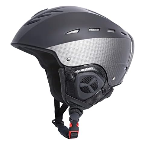 Ski Helmet Snow Helmet Adult with Adjustable Vents Snowboard Helmet Compatible with Goggles Outdoor Winter Sports Skiing Snowboarding Cycling Snowmobile Helmet for Men Women (Large(58-60cm)) Cover