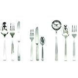 Apto para lavavajillas MEPRA 101922039 - Juego de cubertería, Color Plateado