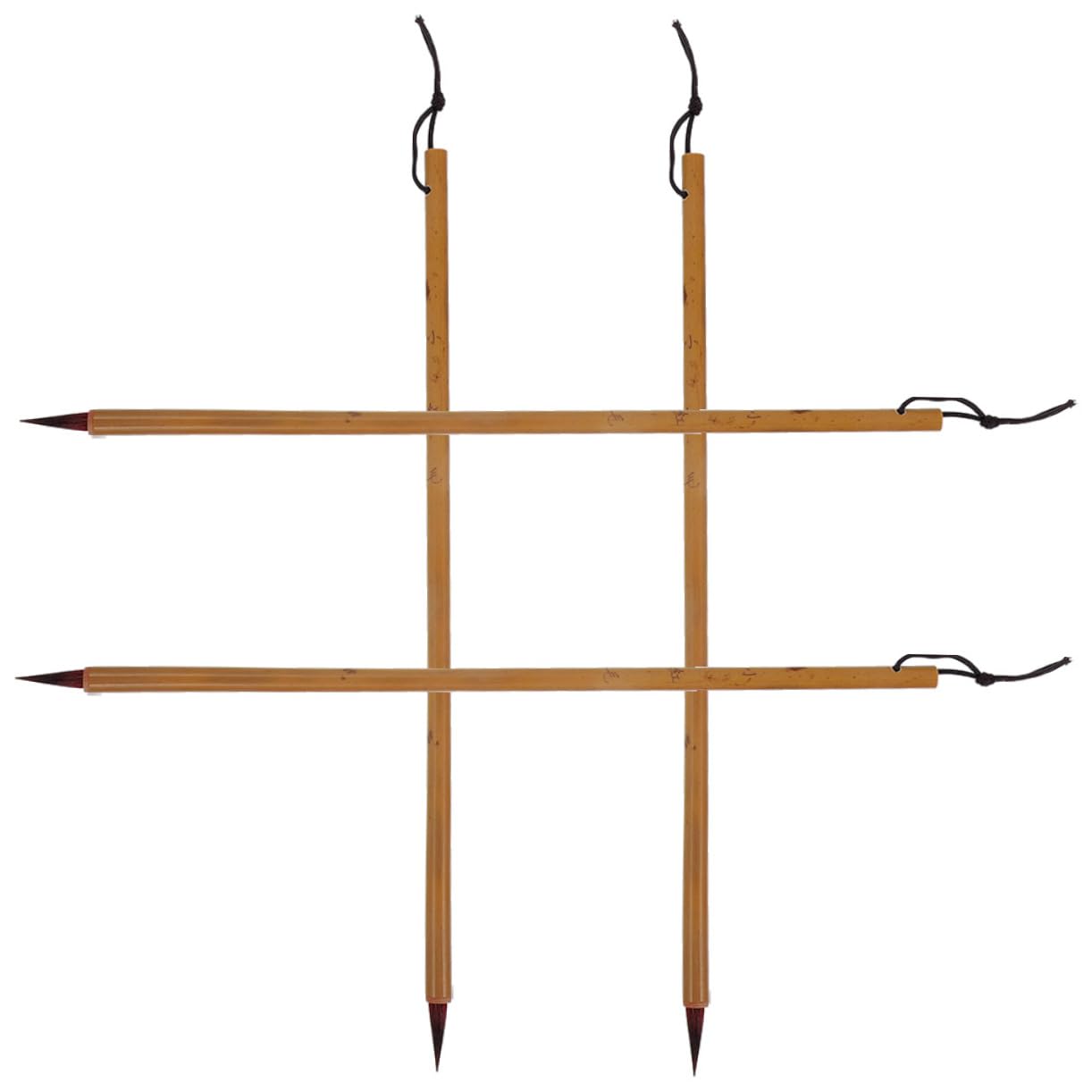 HOMSFOU 5 Set Pennello Calligrafico Per Scrittura E Per Principianti E Tessuti 4 Pezzi*5
