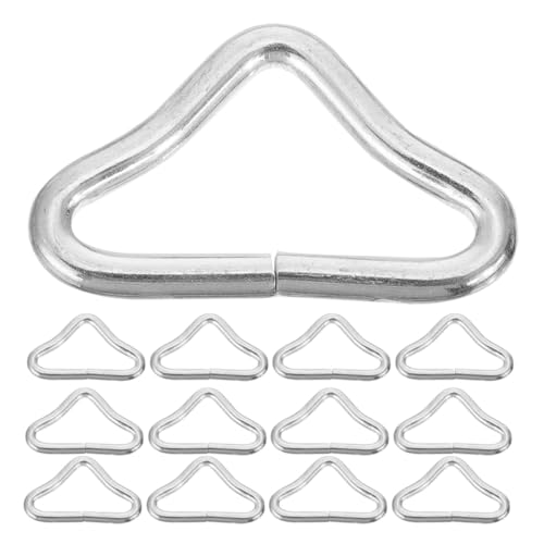 Boucles triangulaires de trampoline Veemoon en lot de 50 pièces pour réparation d'usure de toile