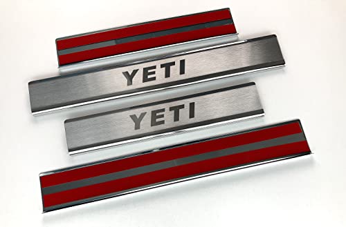 für Yeti 5L (Bj. 2009-2017) Einstiegsleisten Türschutz 4 Stk Chrom Edelstahl