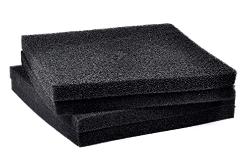 Anawakia Filtre pour Aquarium, Mousse Filtrante Biochimique pour Filtre Aquarium à Poisson Noir 1...