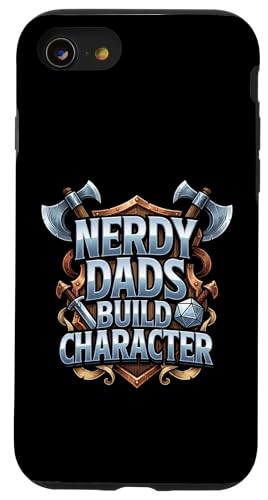 Nerdy Dads Build Character Funny RPG Dice Tabletop Gamer �X�}�z�P�[�X iPhone SE (2020) / 7 / 8 �p