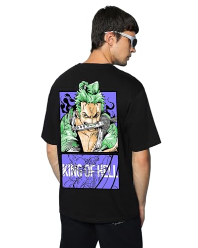 Image of Bewakoof Men's Graphic Printed Oversized Fit T-Shirt