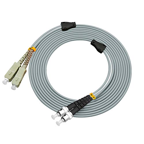 Cable multimodo OM2 duplex blindado SC-ST de 20m que evita interferencias en redes internas 3