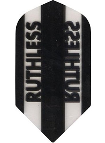Us Darts - 3 Sets (9 Flights) Ruthless Slim Black Dart Flights #TOP18