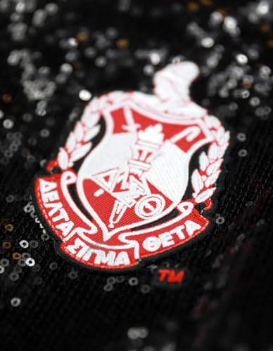 Delta Sigma Theta M4 Sequin Jacket Black2
