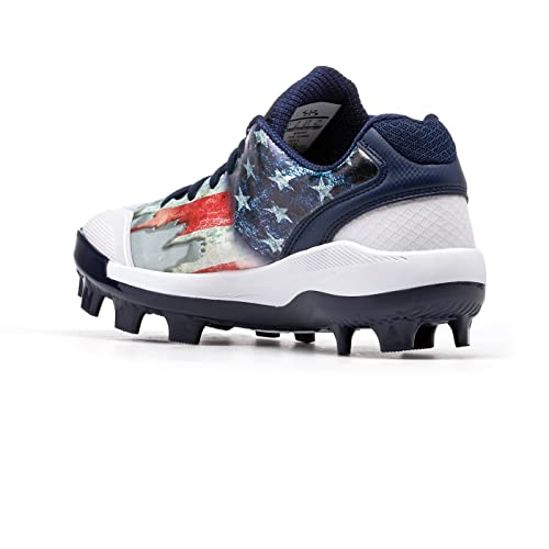 Boombah Men's Dart USA Flag 3 Molded Cleat - Multiple Sizes3