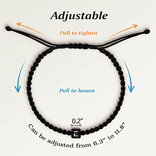 Nymerianoble Bracelets For Women Letter E Initial Bracelet Handmade Braided Rope Initial Bracelets For Women Teen Girls Adjustable Graduation Gifts For Friends Best Friend #TOP4