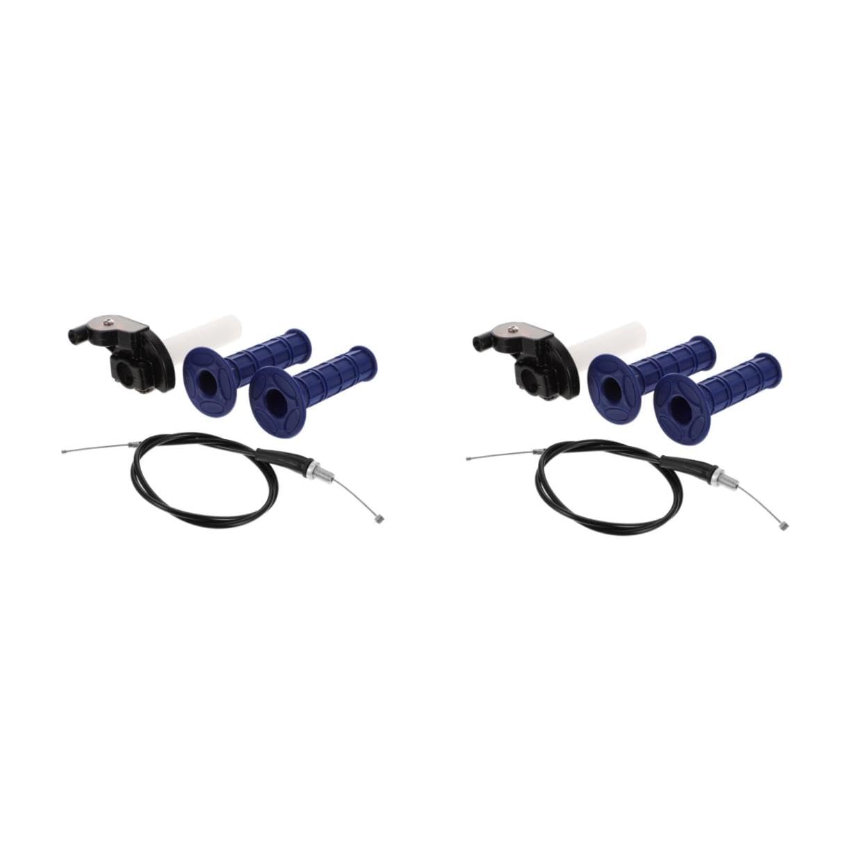 Zerodeko 2 Ensembles Câble Accélérateur Poignées pour Câble de Levier Accélérateur Compatible avec Vtt Atv Motocross Matériau Durable Usure