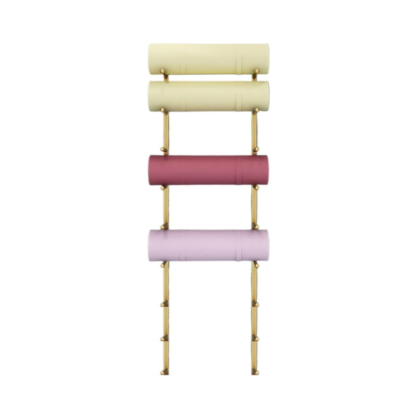 Soporte para Esterilla de Yoga, Estante de Pared para almacenar esterillas de Yoga - Organizador de 6/9 Capas para esterillas de Yoga, Bloques y Rodillos de Espuma - Accesorios de Gimnasio e
