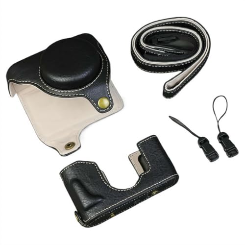 For Fuji X-half ��p �J�����P�[�X for �x�m�t�C���� X-half�p �n�[�t�P�[�X PU���U�[ �J�����ی�P �[�X �ϏՌ� �y�� �g�ѕ֗� �J�����ی�J�o�[ ���߉\ �V�����_�[�X�g���b�v�t��