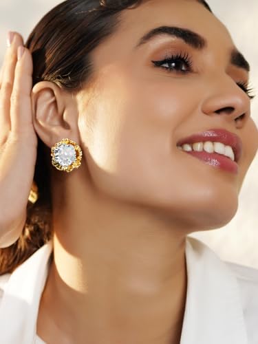 Image of Rubans Earrings Unique Design & Shapes Stylish Trendy Jewellery Gift for Women & Girls
