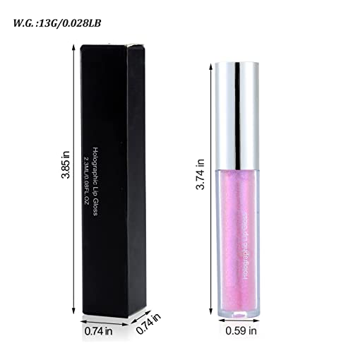 Rosarden Long-Lasting Shiny Liquid Lipstick, Diamond Shimmer Metallic Lip Gloss, Waterproof, Moisturizing, Popular Shiny Lip Gloss For Face & Eyes Makeup, Color Gloss Lipstick Cosmetics For Female #TOP5
