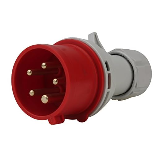 Unitec 40577L - Spina industriale a 5 poli, CEE