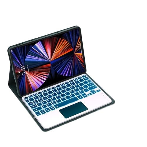Housse pour Lenovo Tab M10 Plus 3e gén avec clavier QWERTY rétroéclairé tactile
